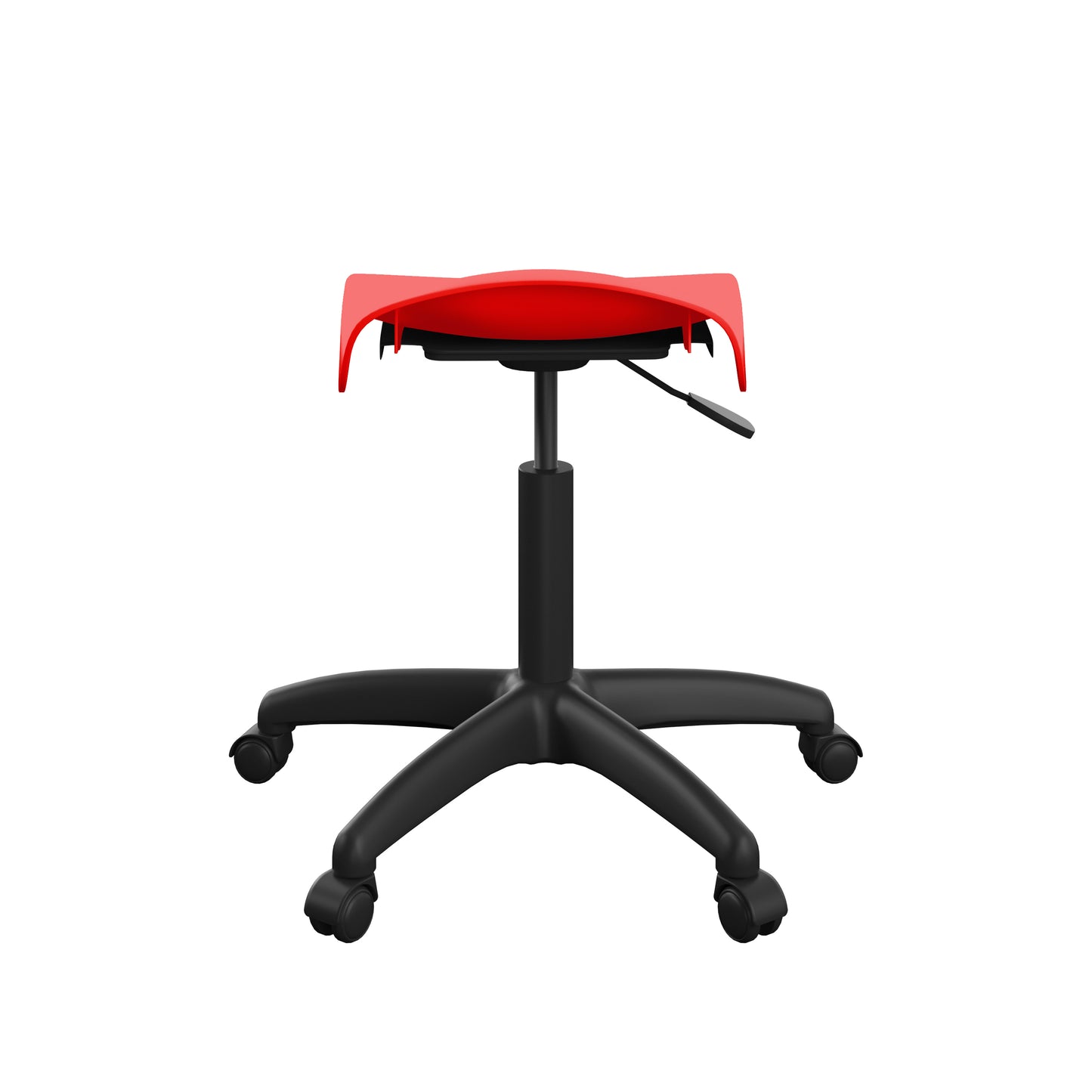 Titan Swivel Senior Stool with Plastic Base and Castors