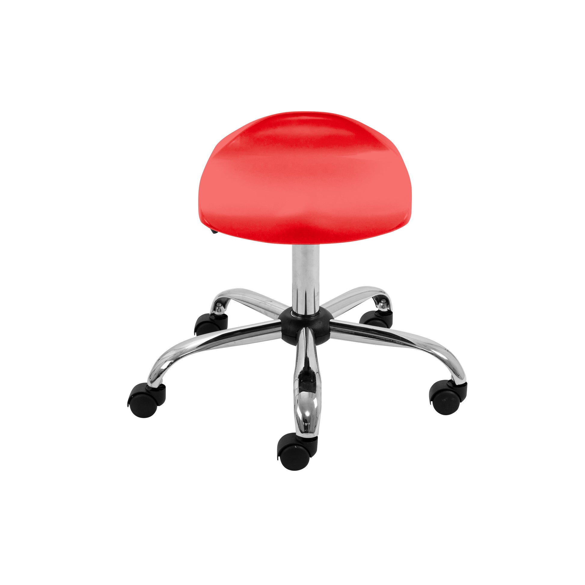 Titan Swivel Senior Stool with Chrome Base and Castors