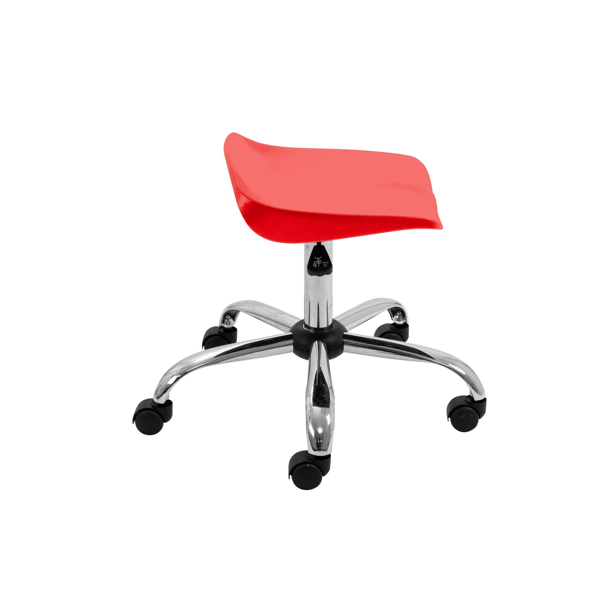 Titan Swivel Senior Stool with Chrome Base and Castors