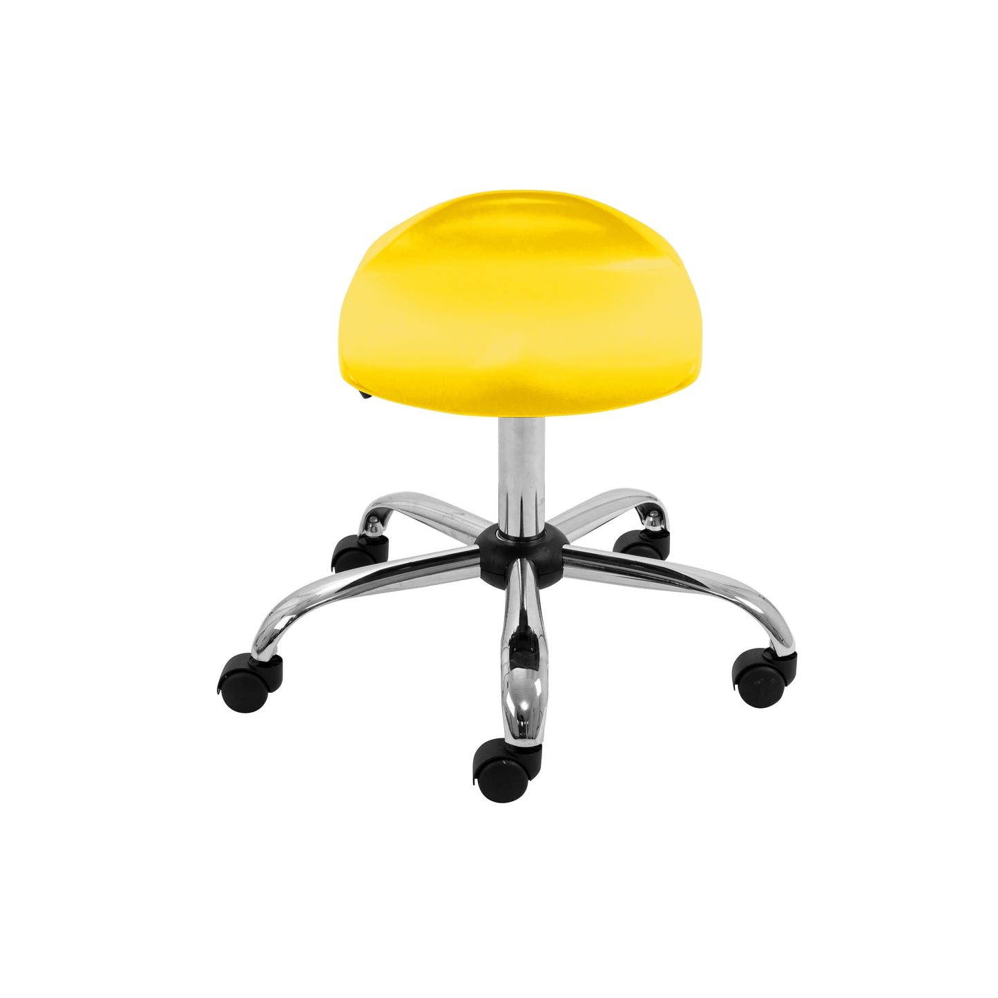 Titan Swivel Senior Stool with Chrome Base and Castors