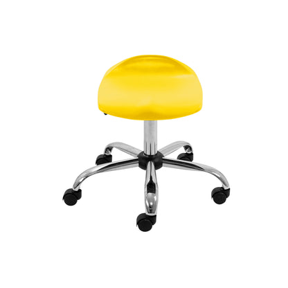 Titan Swivel Senior Stool with Chrome Base and Castors