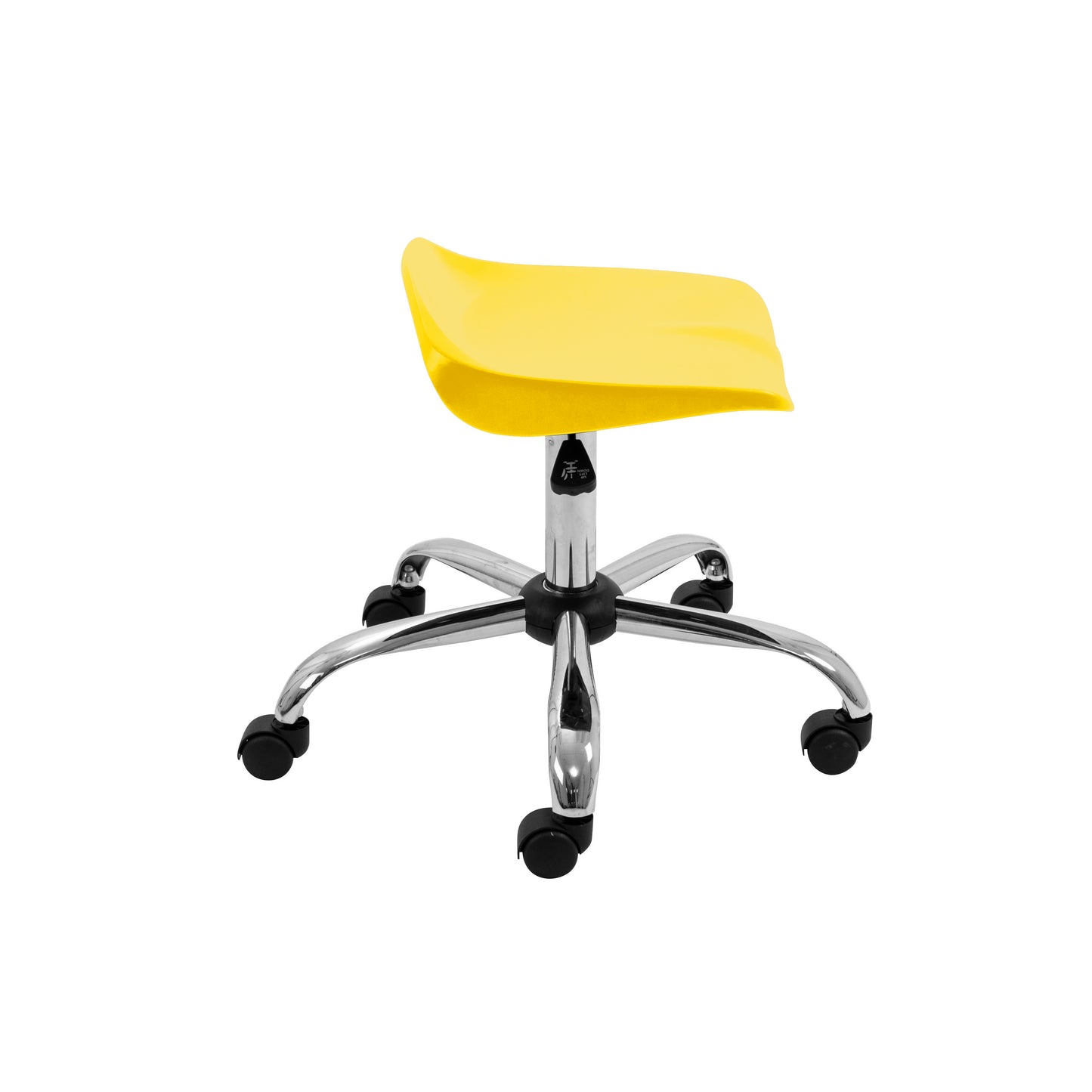 Titan Swivel Senior Stool with Chrome Base and Castors