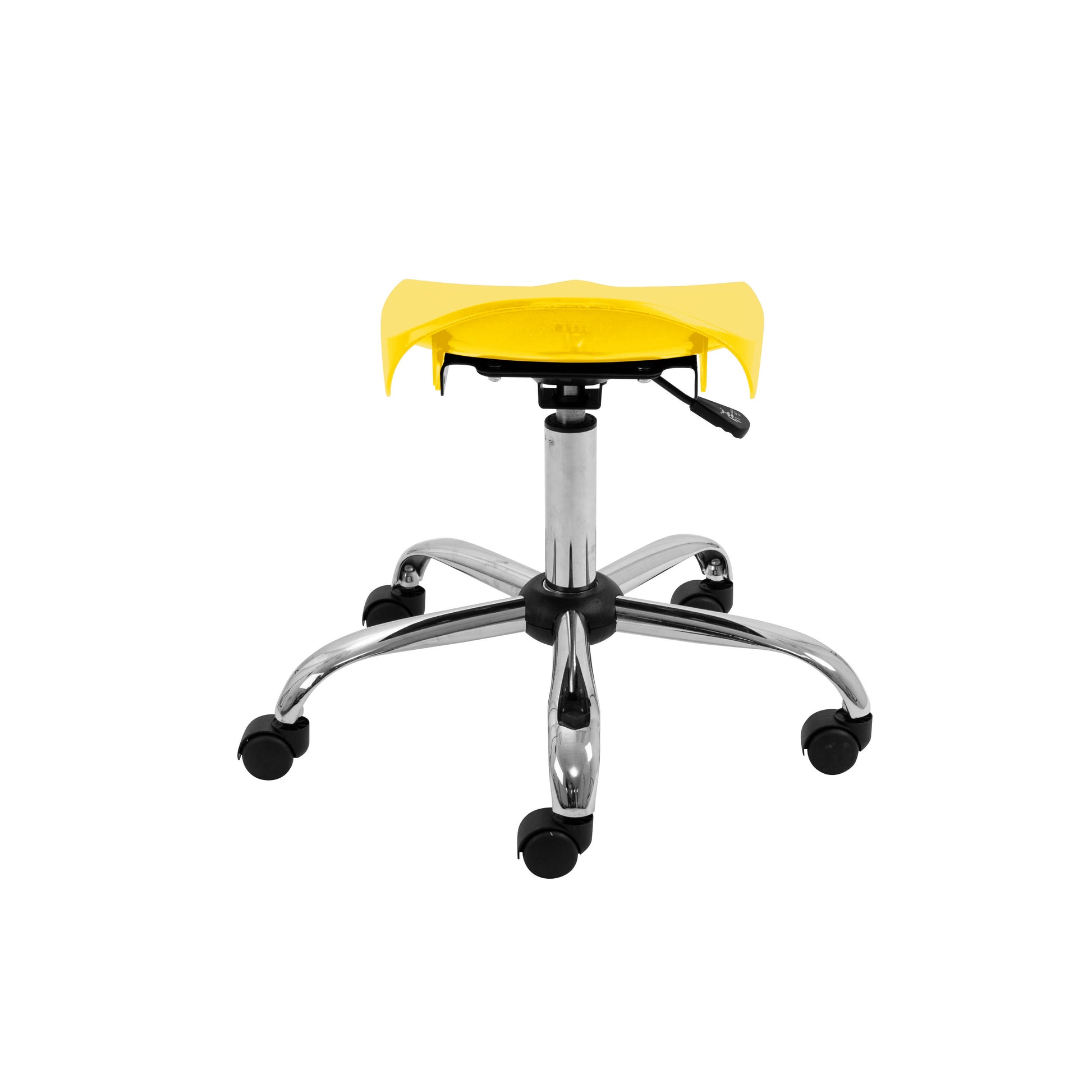 Titan Swivel Senior Stool with Chrome Base and Castors