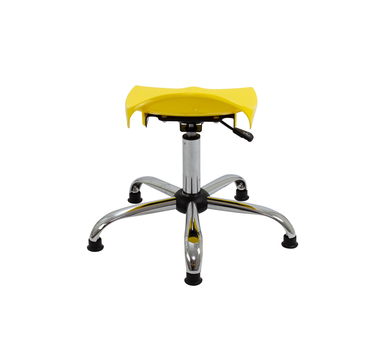 Titan Swivel Senior Stool with Chrome Base and Glides