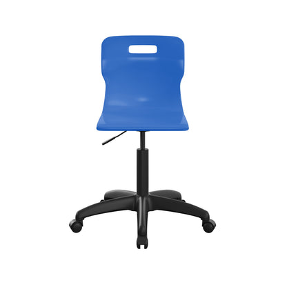 Titan Swivel Senior Chair with Plastic Base and Castors