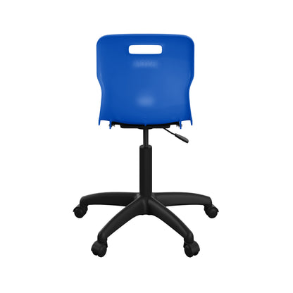 Titan Swivel Senior Chair with Plastic Base and Castors