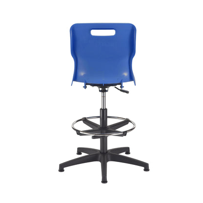 Titan Swivel Senior Chair with Plastic Base, Castors and D-Kit