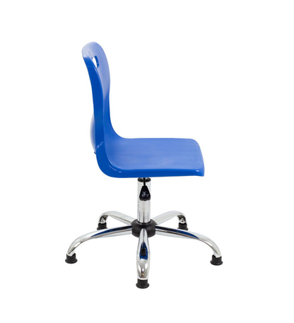 Titan Swivel Senior Chair with Chrome Base and Glides