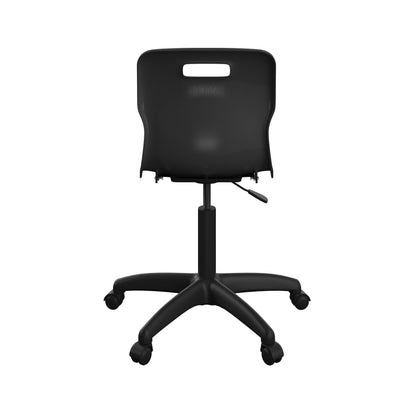Titan Swivel Senior Chair with Plastic Base and Castors