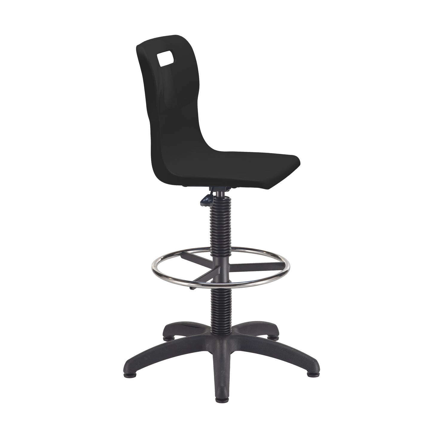 Titan Swivel Senior Chair with Plastic Base, Castors and D-Kit