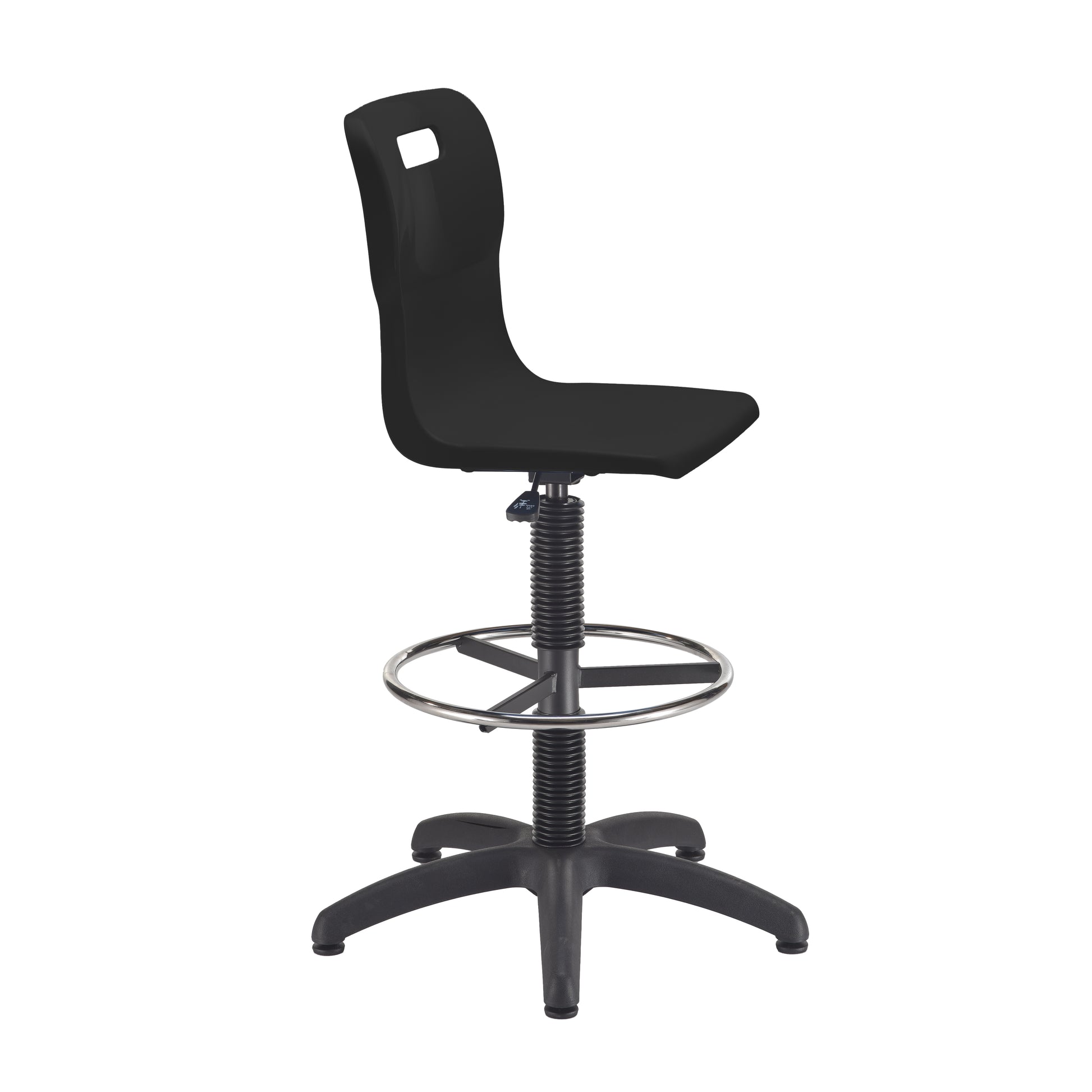 Titan Swivel Senior Chair with Plastic Base, Castors and D-Kit