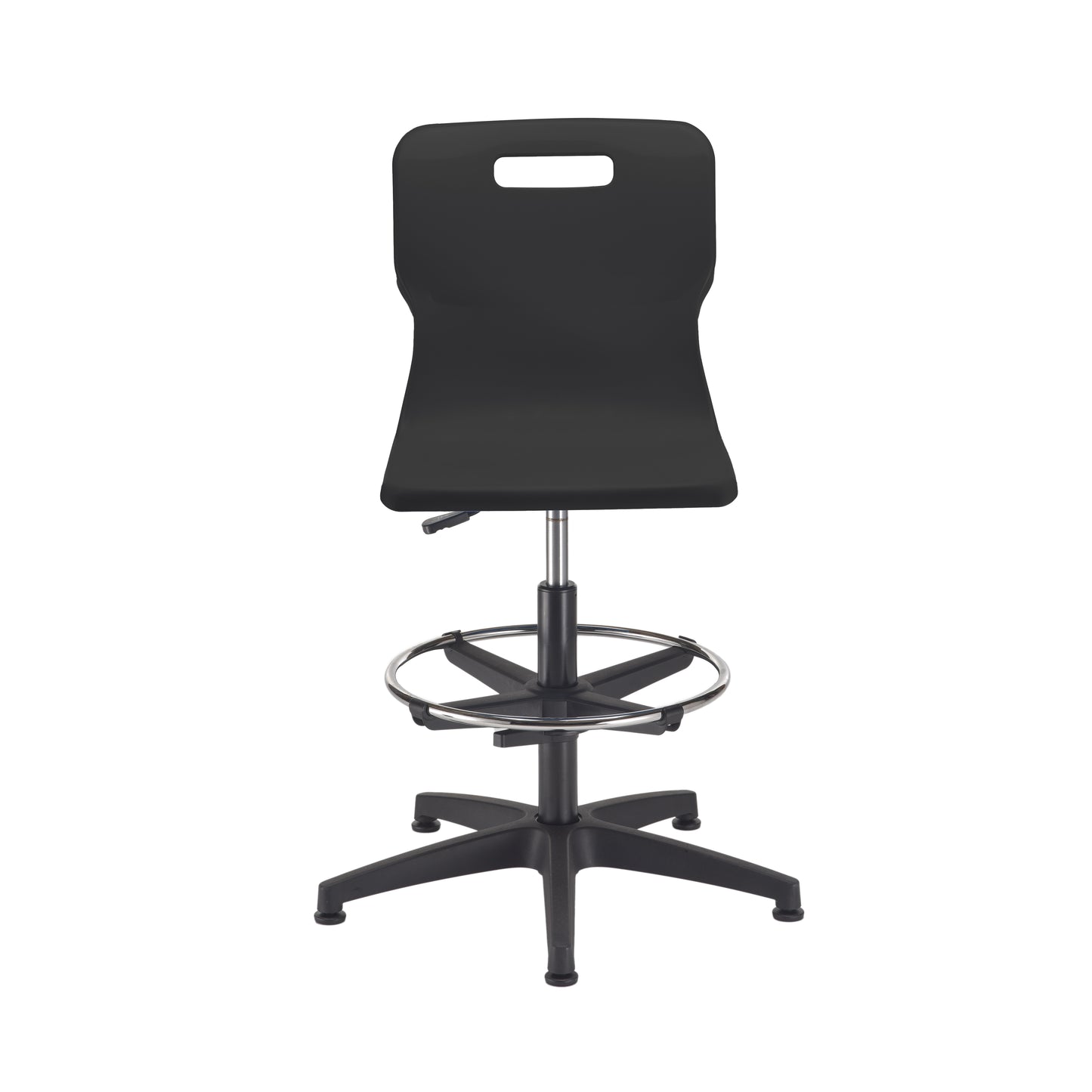 Titan Swivel Senior Chair with Plastic Base, Castors and D-Kit