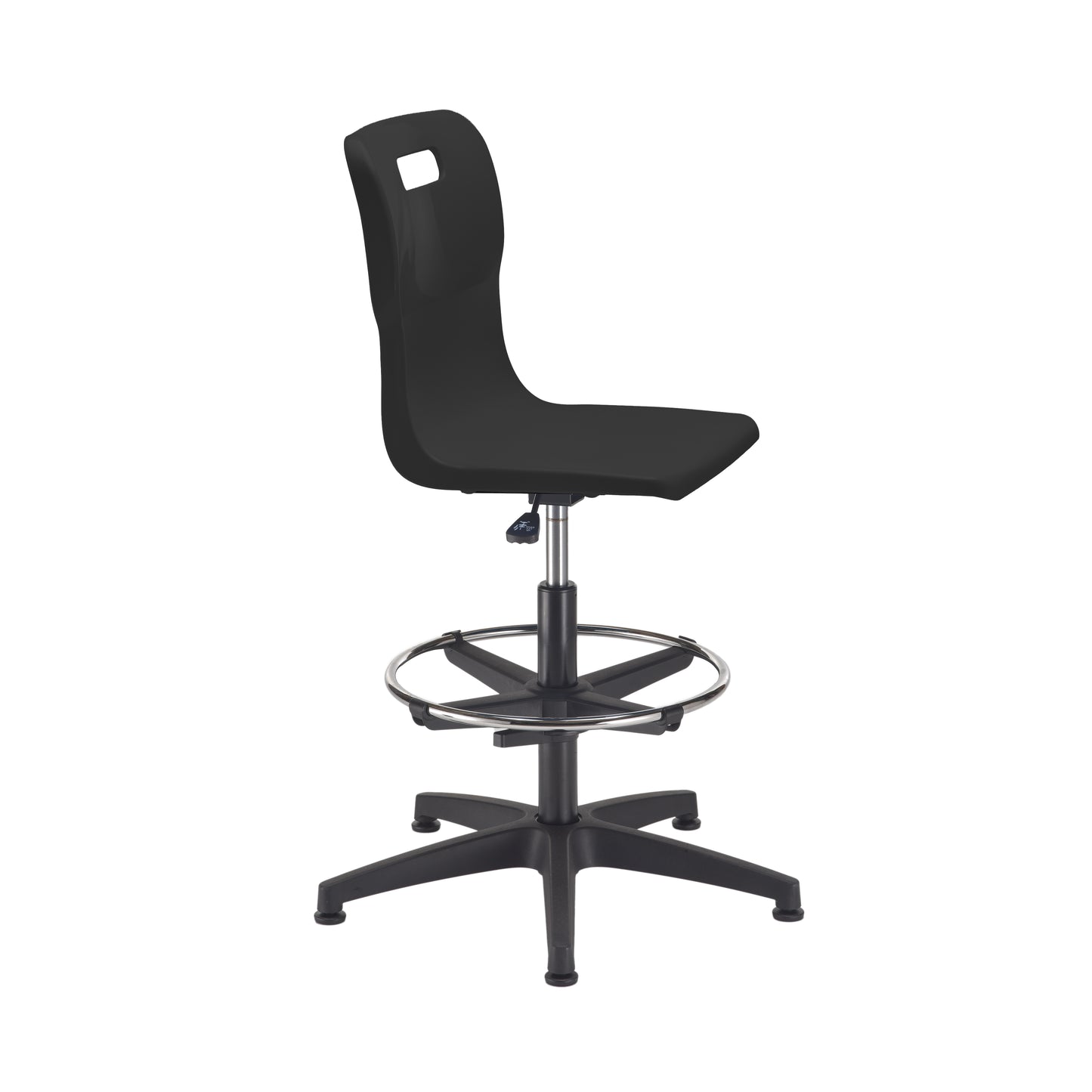 Titan Swivel Senior Chair with Plastic Base, Castors and D-Kit