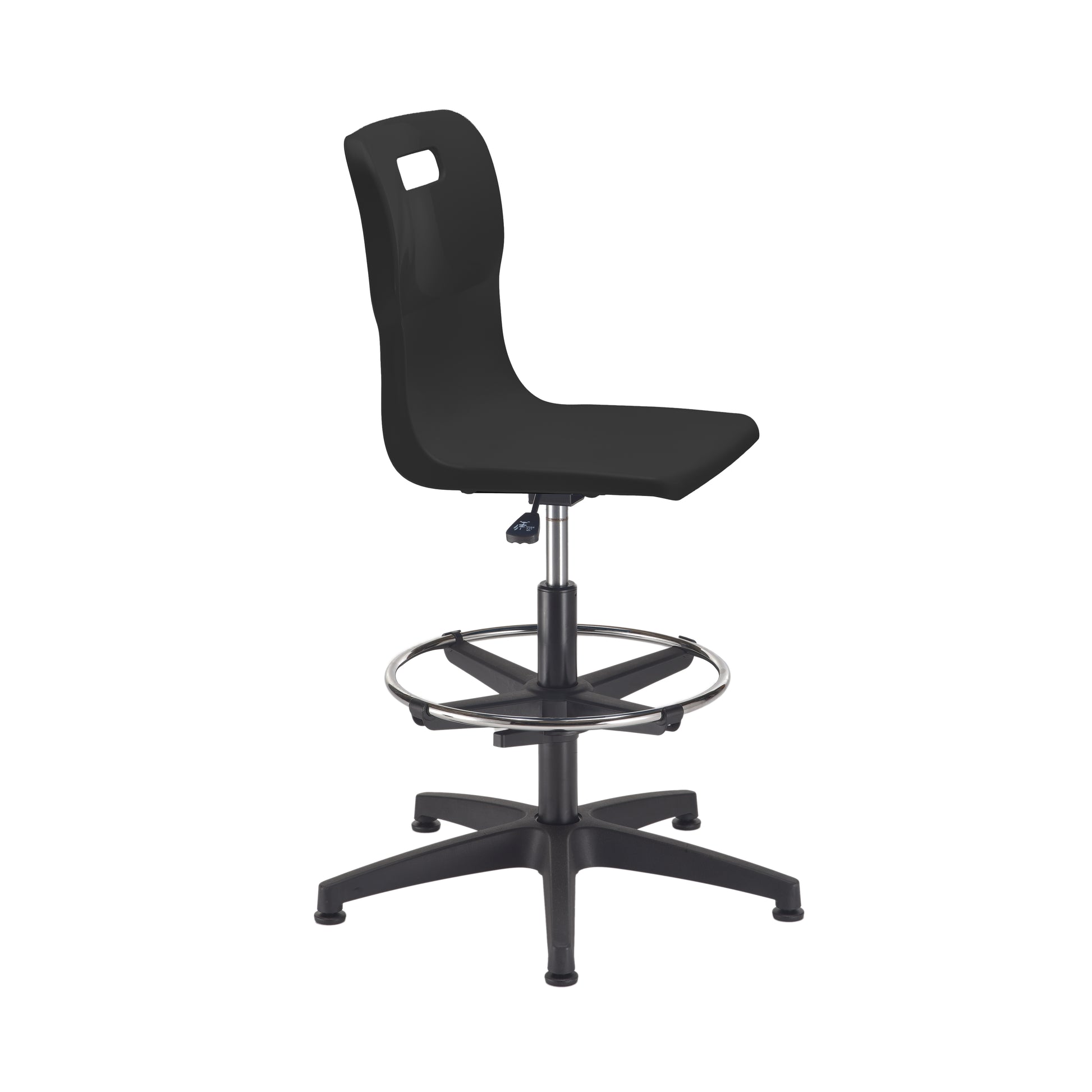 Titan Swivel Senior Chair with Plastic Base, Castors and D-Kit