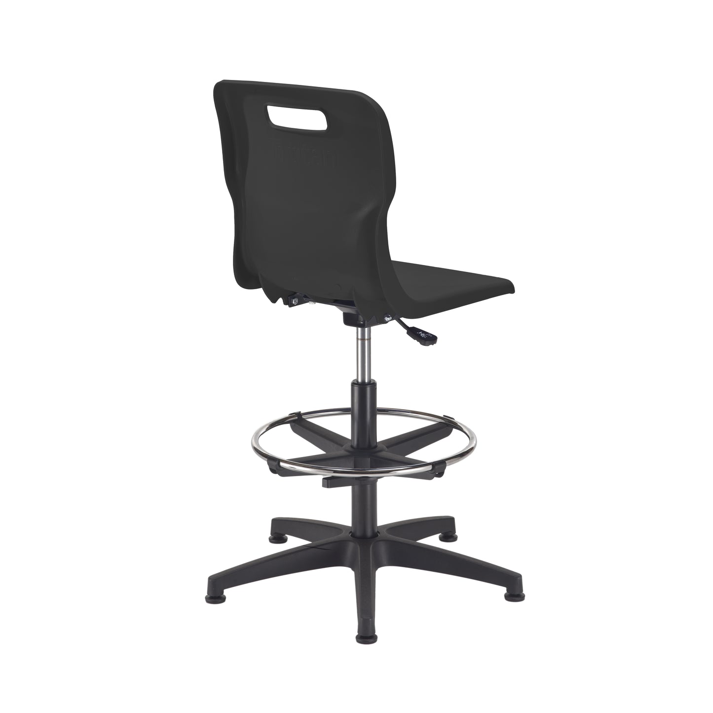 Titan Swivel Senior Chair with Plastic Base, Castors and D-Kit