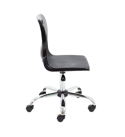 Titan Swivel Senior Chair with Chrome Base and Castors