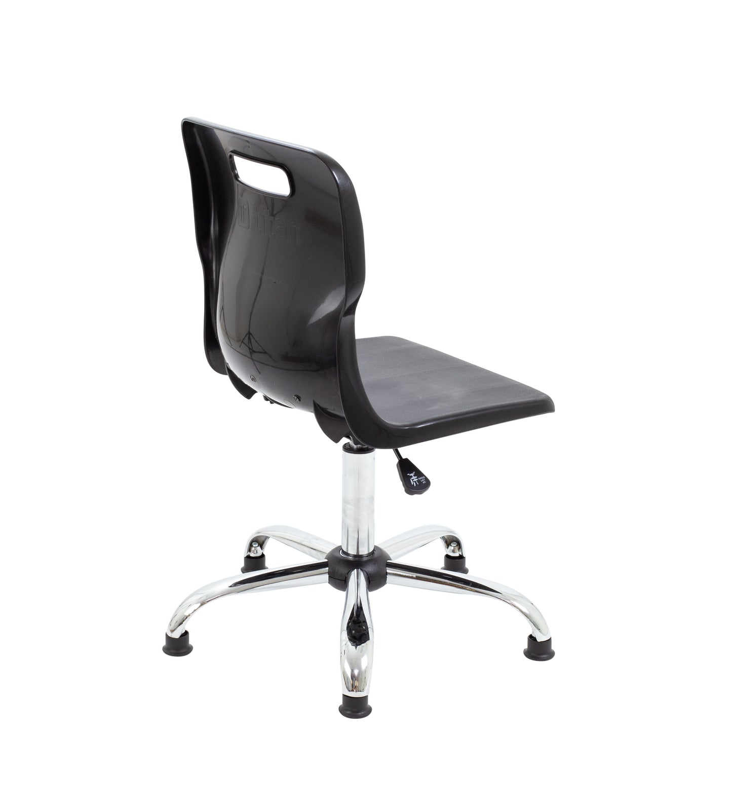 Titan Swivel Senior Chair with Chrome Base and Glides