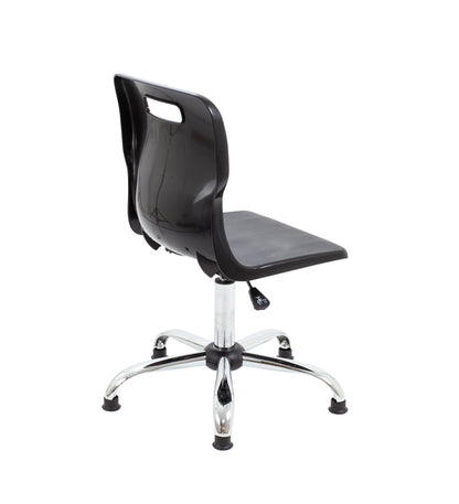 Titan Swivel Senior Chair with Chrome Base and Glides