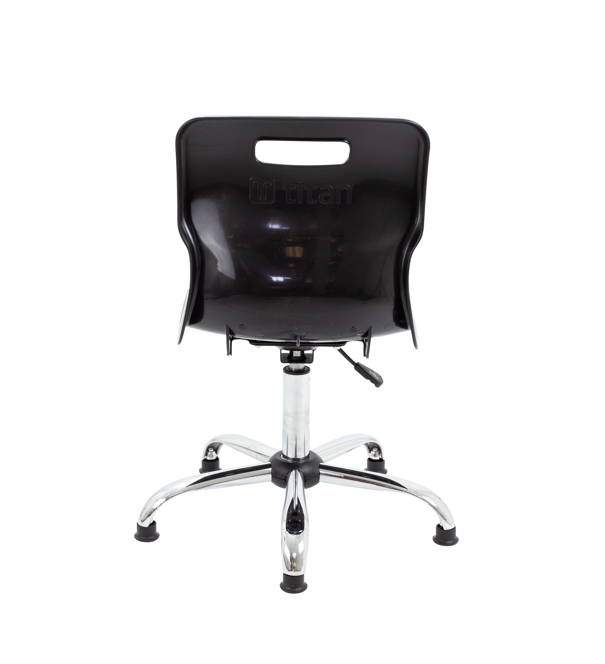 Titan Swivel Senior Chair with Chrome Base and Glides