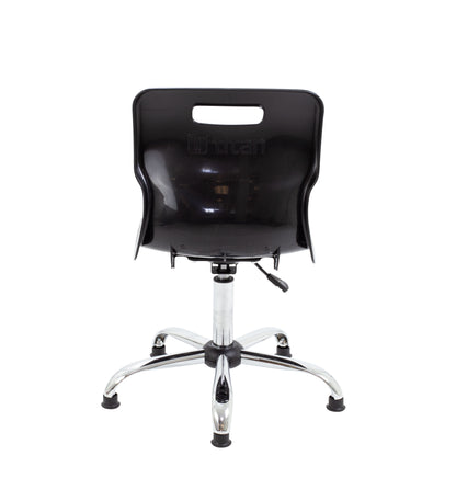 Titan Swivel Senior Chair with Chrome Base and Glides