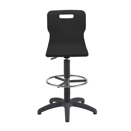 Titan Swivel Senior Chair with Chrome Base, Castors and D-Kit