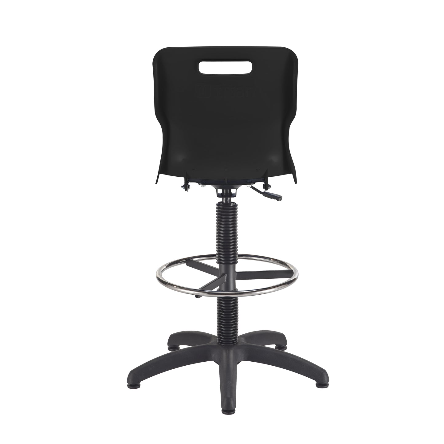 Titan Swivel Senior Chair with Chrome Base, Castors and D-Kit