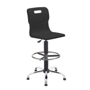 Titan Swivel Senior Chair with Chrome Base, Castors and D-Kit
