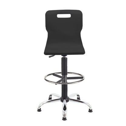 Titan Swivel Senior Chair with Chrome Base, Castors and D-Kit