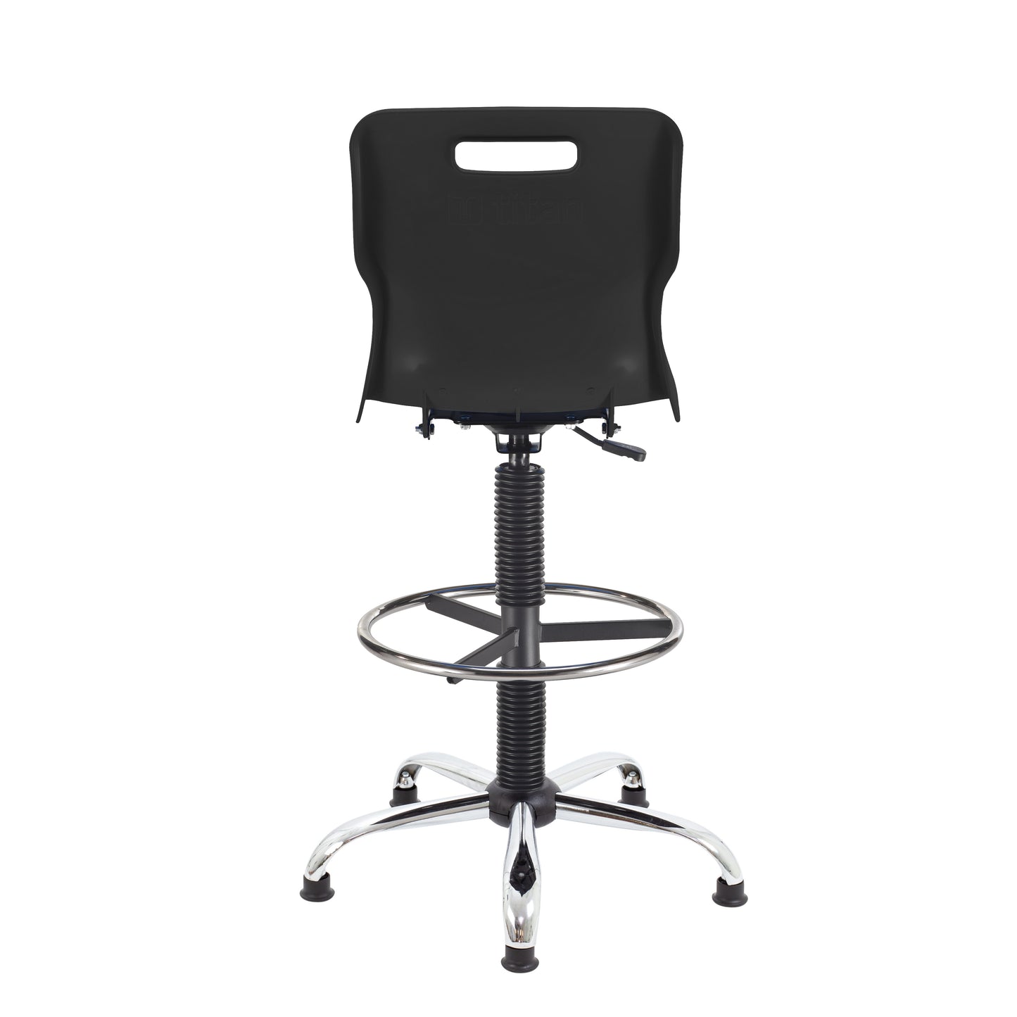 Titan Swivel Senior Chair with Chrome Base, Castors and D-Kit