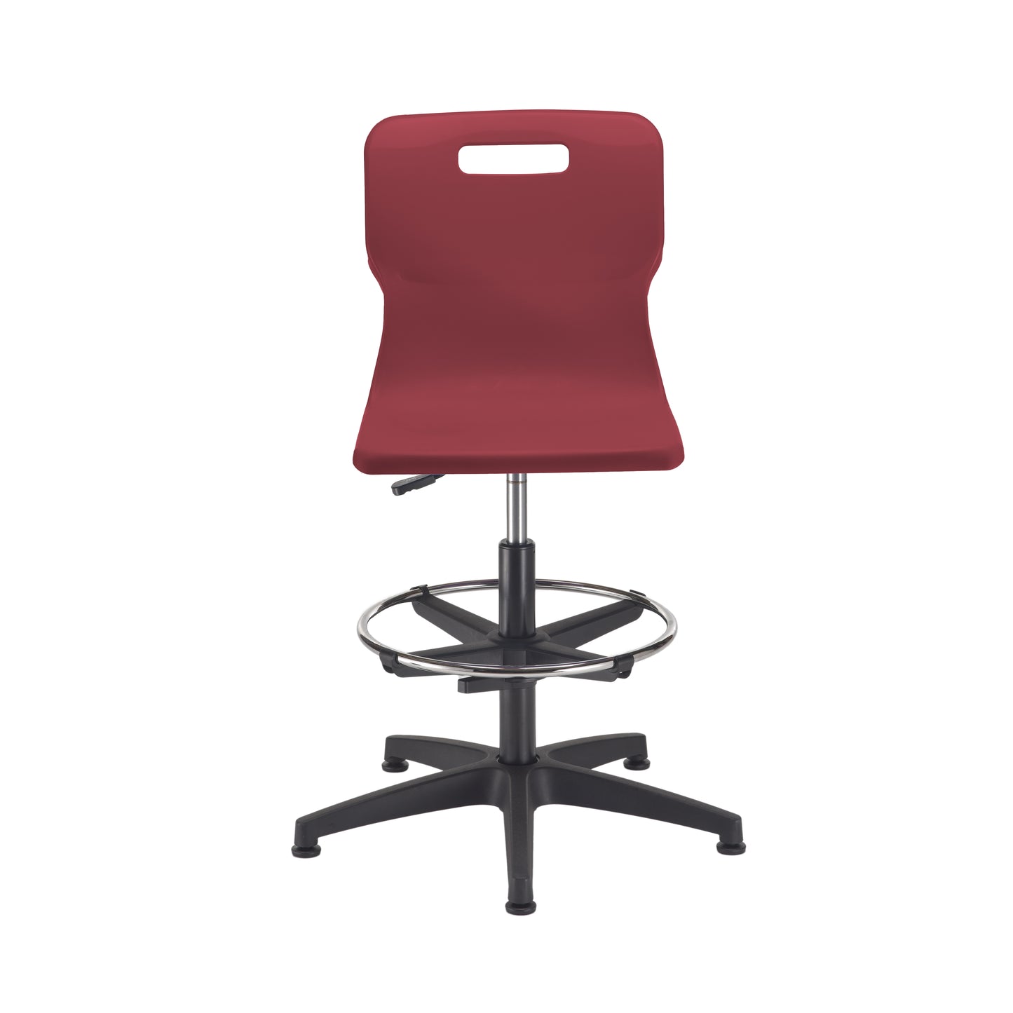 Titan Swivel Senior Chair with Plastic Base, Castors and D-Kit