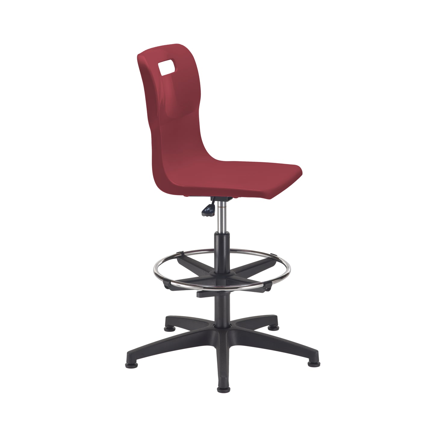 Titan Swivel Senior Chair with Plastic Base, Castors and D-Kit