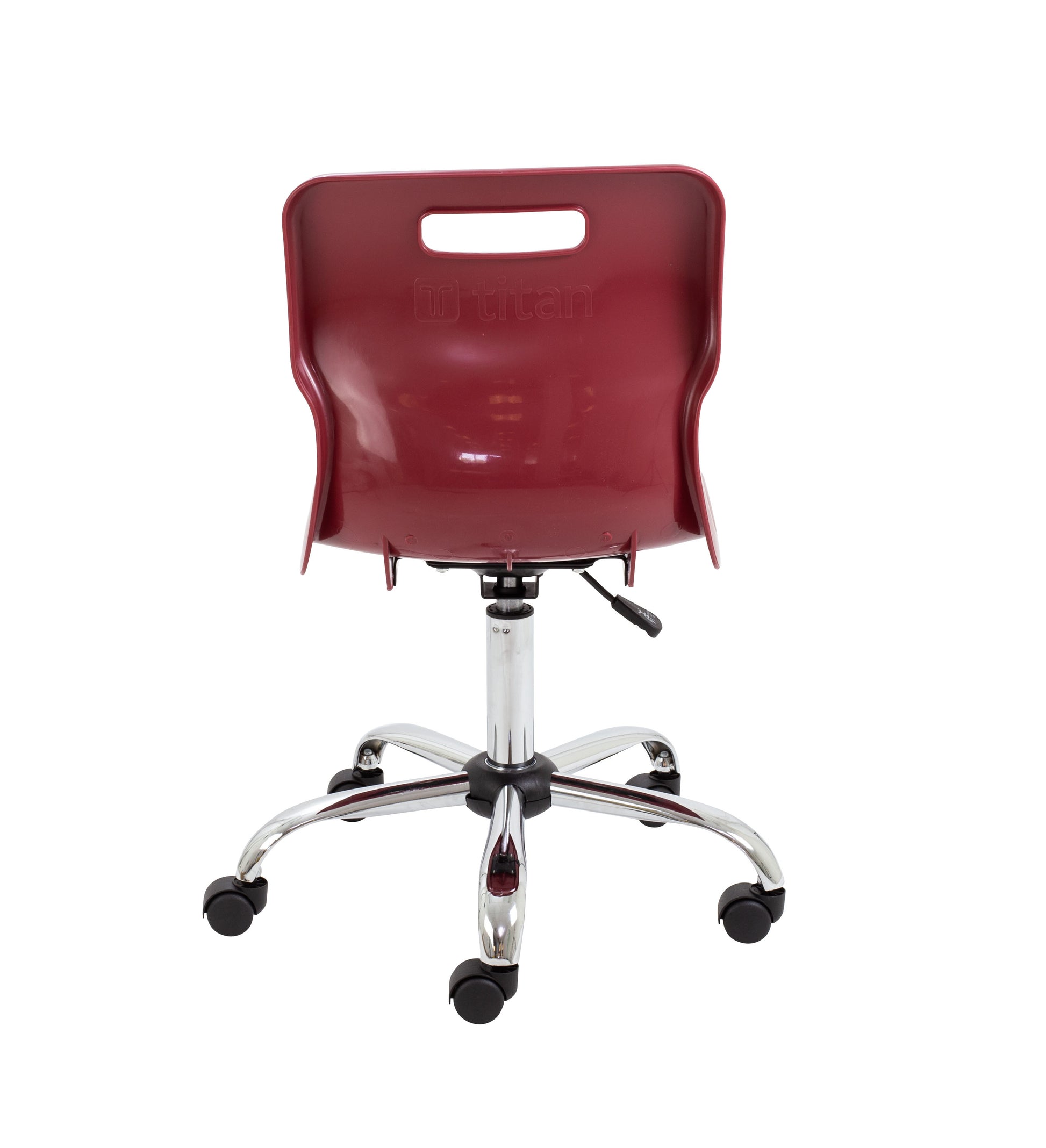 Titan Swivel Senior Chair with Chrome Base and Castors