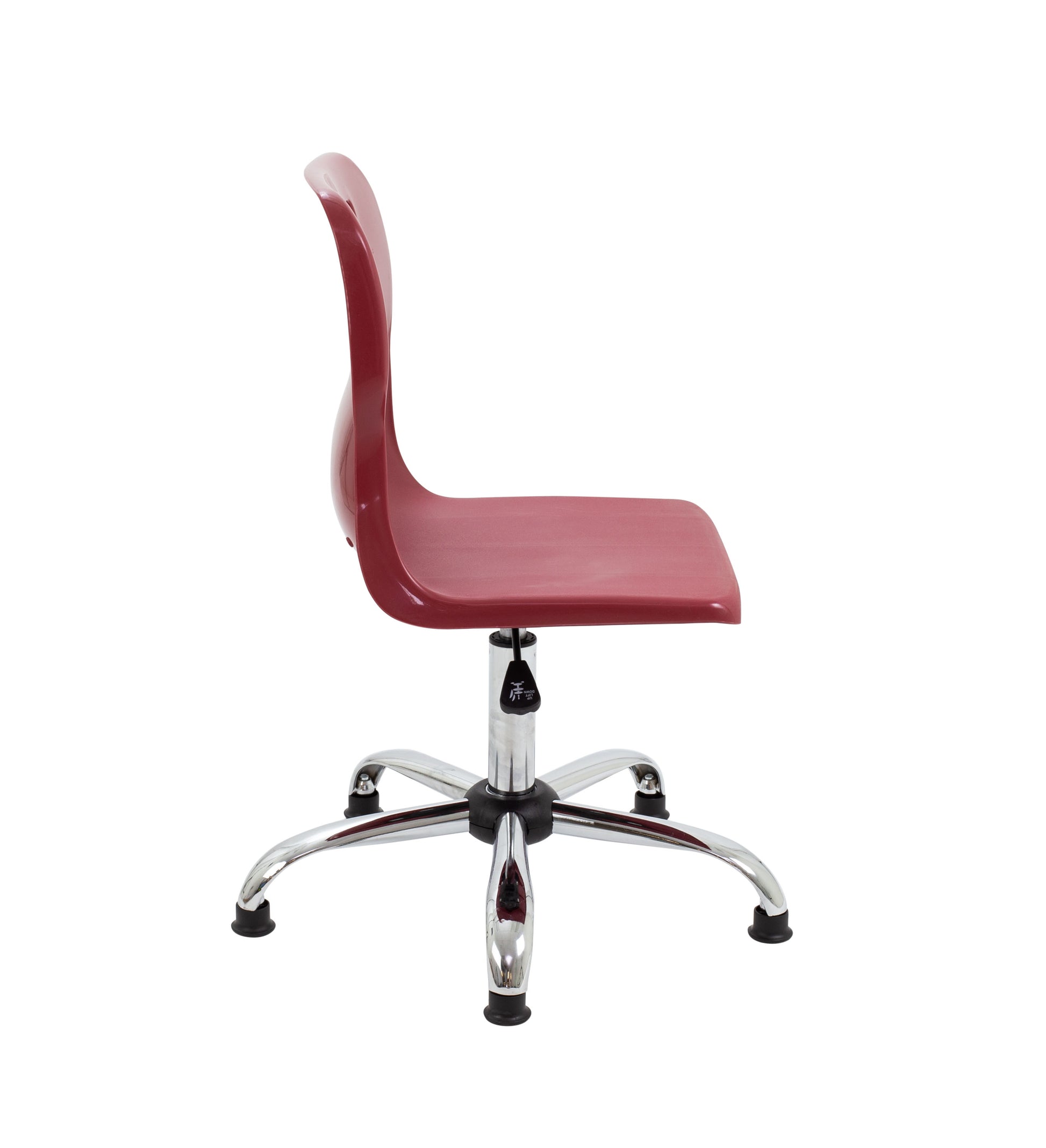Titan Swivel Senior Chair with Chrome Base and Glides
