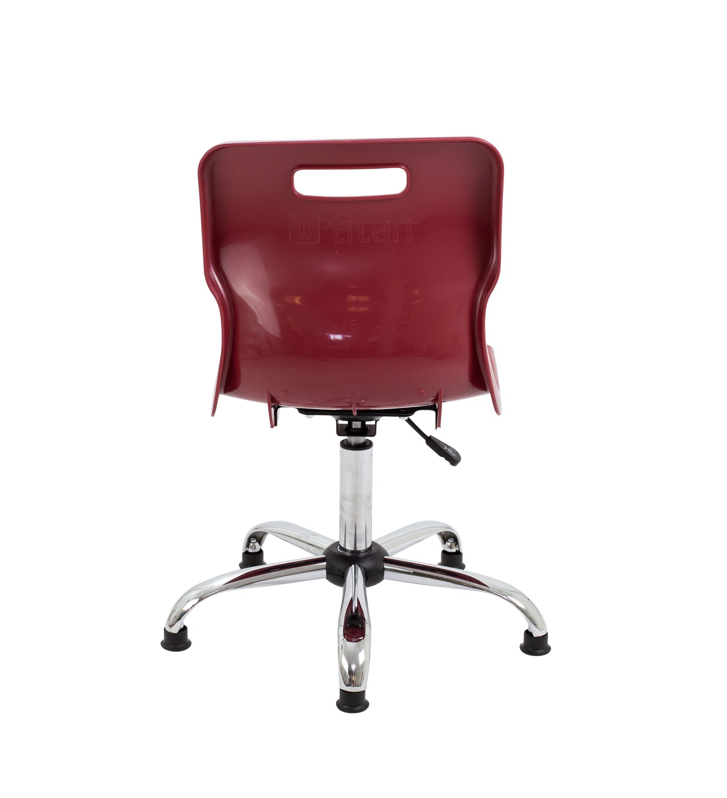 Titan Swivel Senior Chair with Chrome Base and Glides