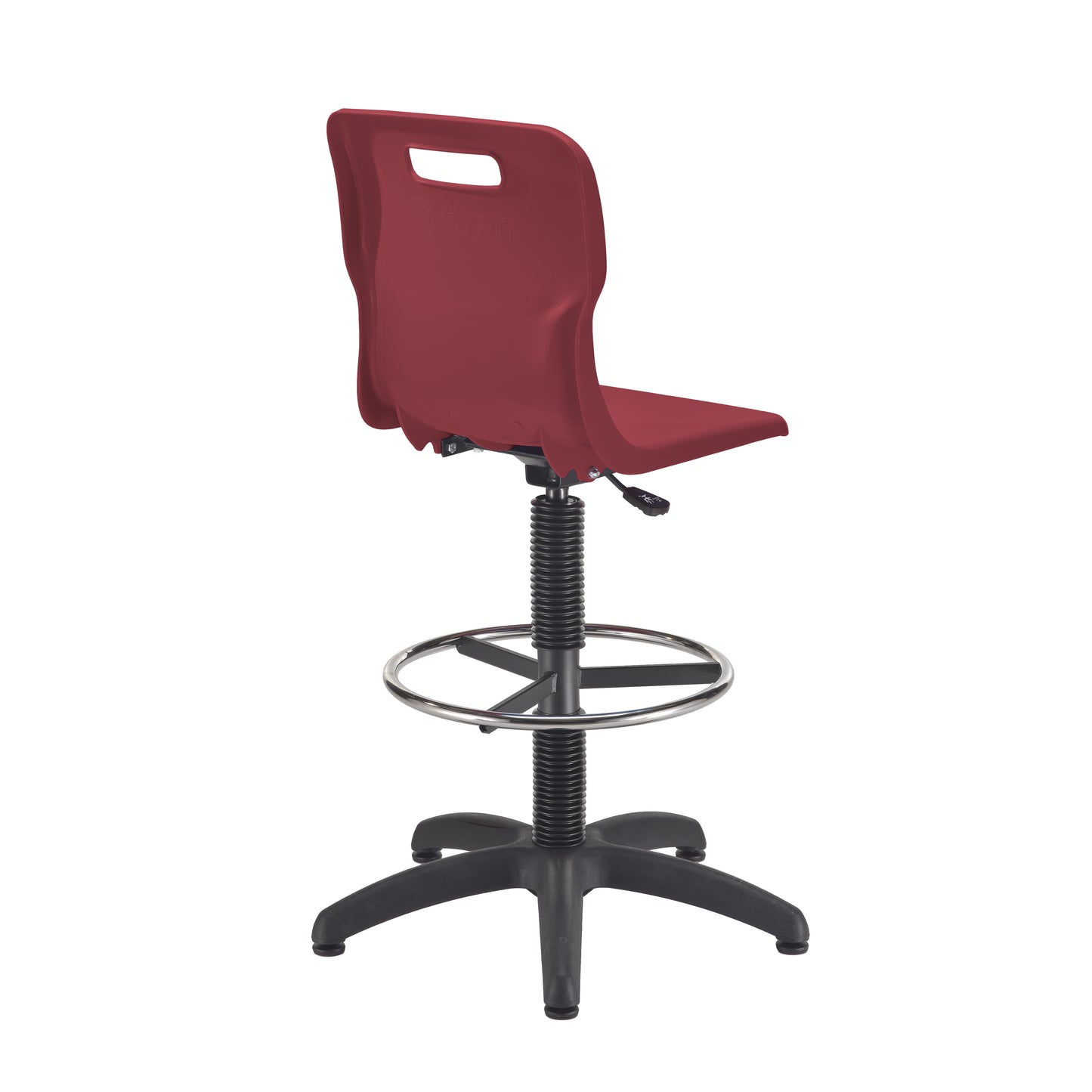 Titan Swivel Senior Chair with Chrome Base, Castors and D-Kit