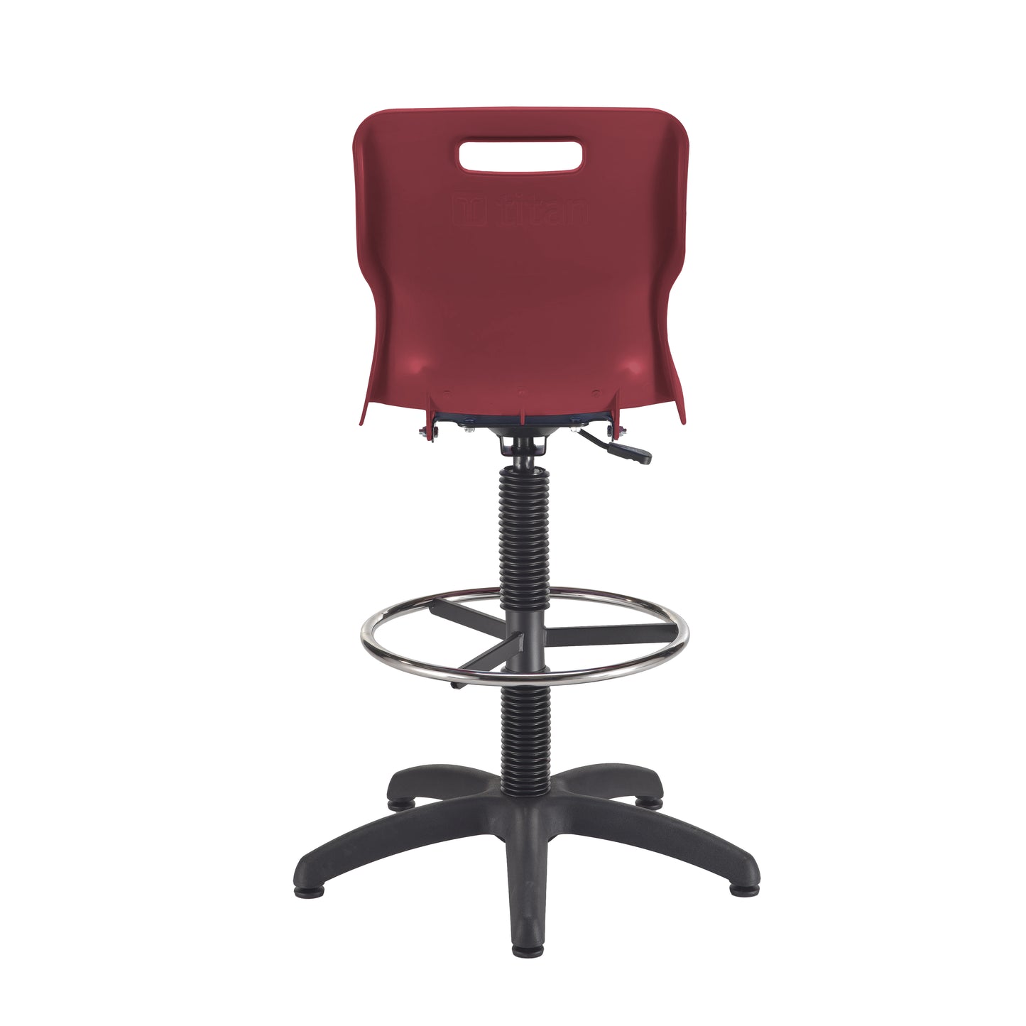 Titan Swivel Senior Chair with Chrome Base, Castors and D-Kit
