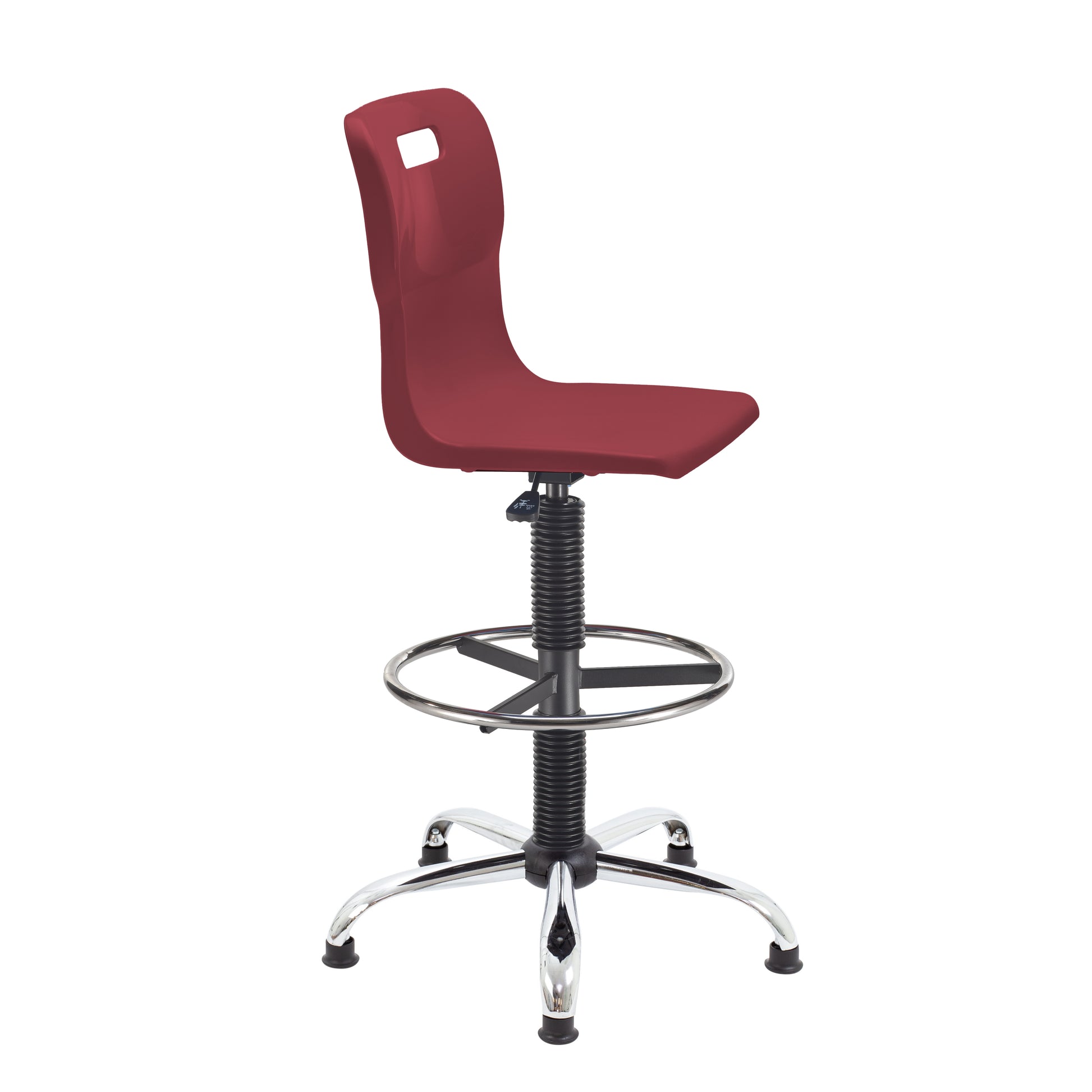 Titan Swivel Senior Chair with Chrome Base, Castors and D-Kit