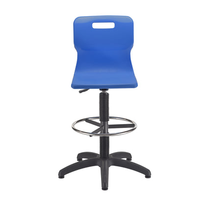Titan Swivel Senior Chair with Chrome Base, Castors and D-Kit