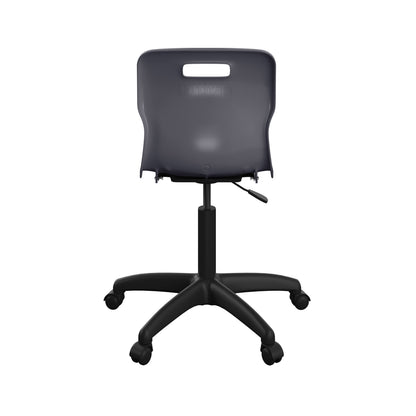 Titan Swivel Senior Chair with Plastic Base and Castors
