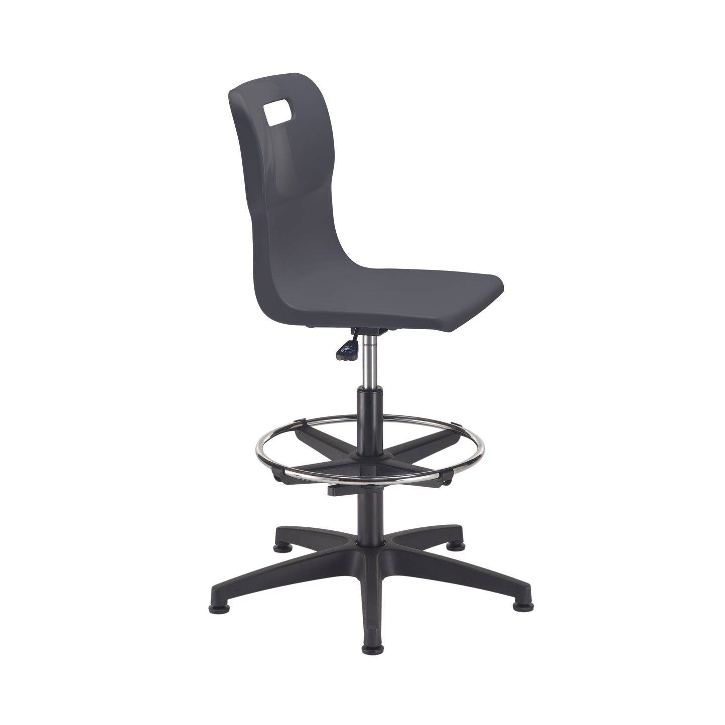 Titan Swivel Senior Chair with Plastic Base, Castors and D-Kit