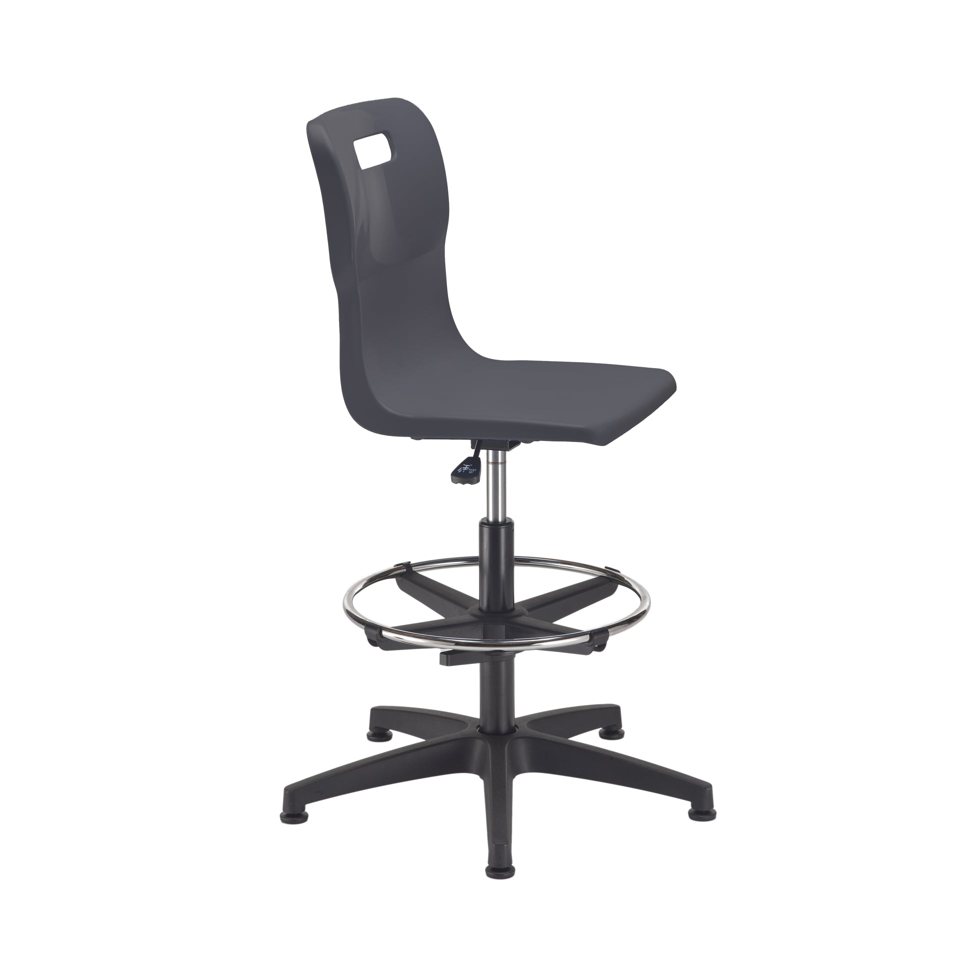 Titan Swivel Senior Chair with Plastic Base, Castors and D-Kit