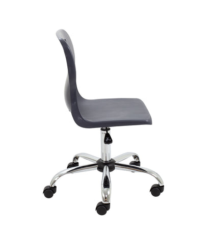 Titan Swivel Senior Chair with Chrome Base and Castors