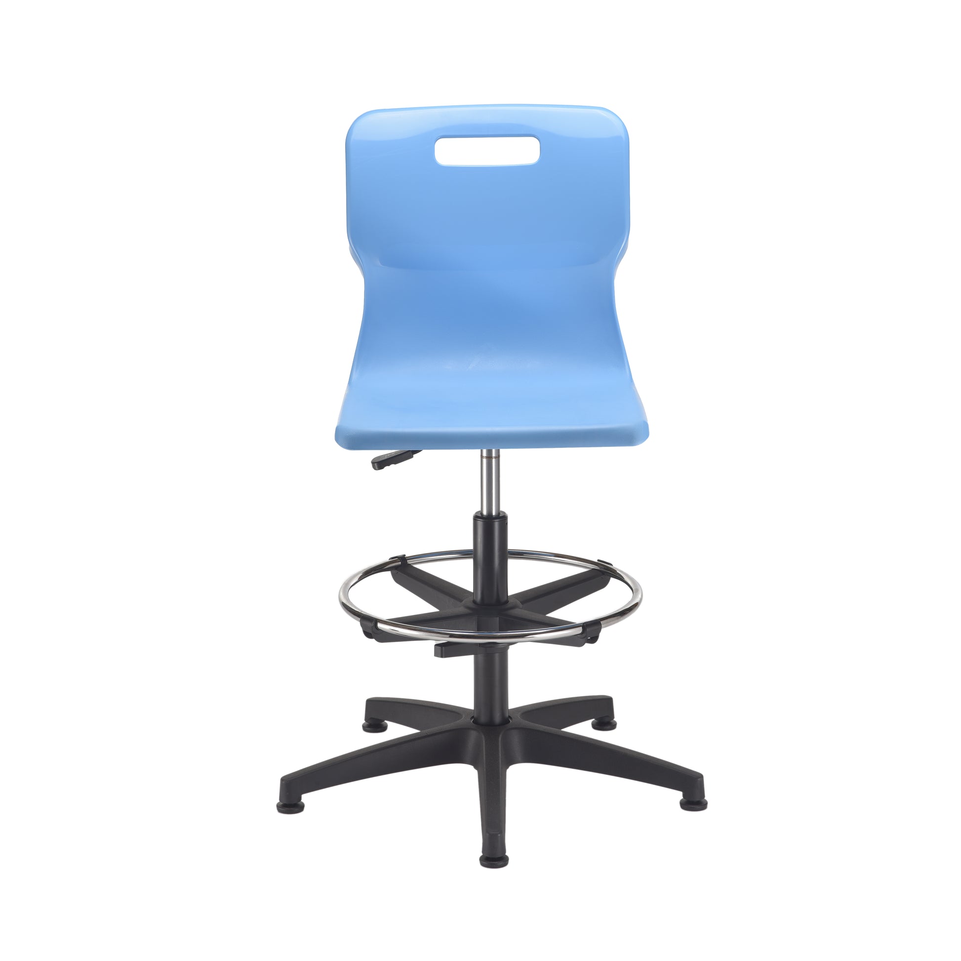 Titan Swivel Senior Chair with Plastic Base, Castors and D-Kit