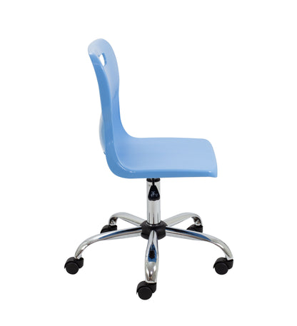 Titan Swivel Senior Chair with Chrome Base and Castors