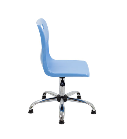 Titan Swivel Senior Chair with Chrome Base and Glides