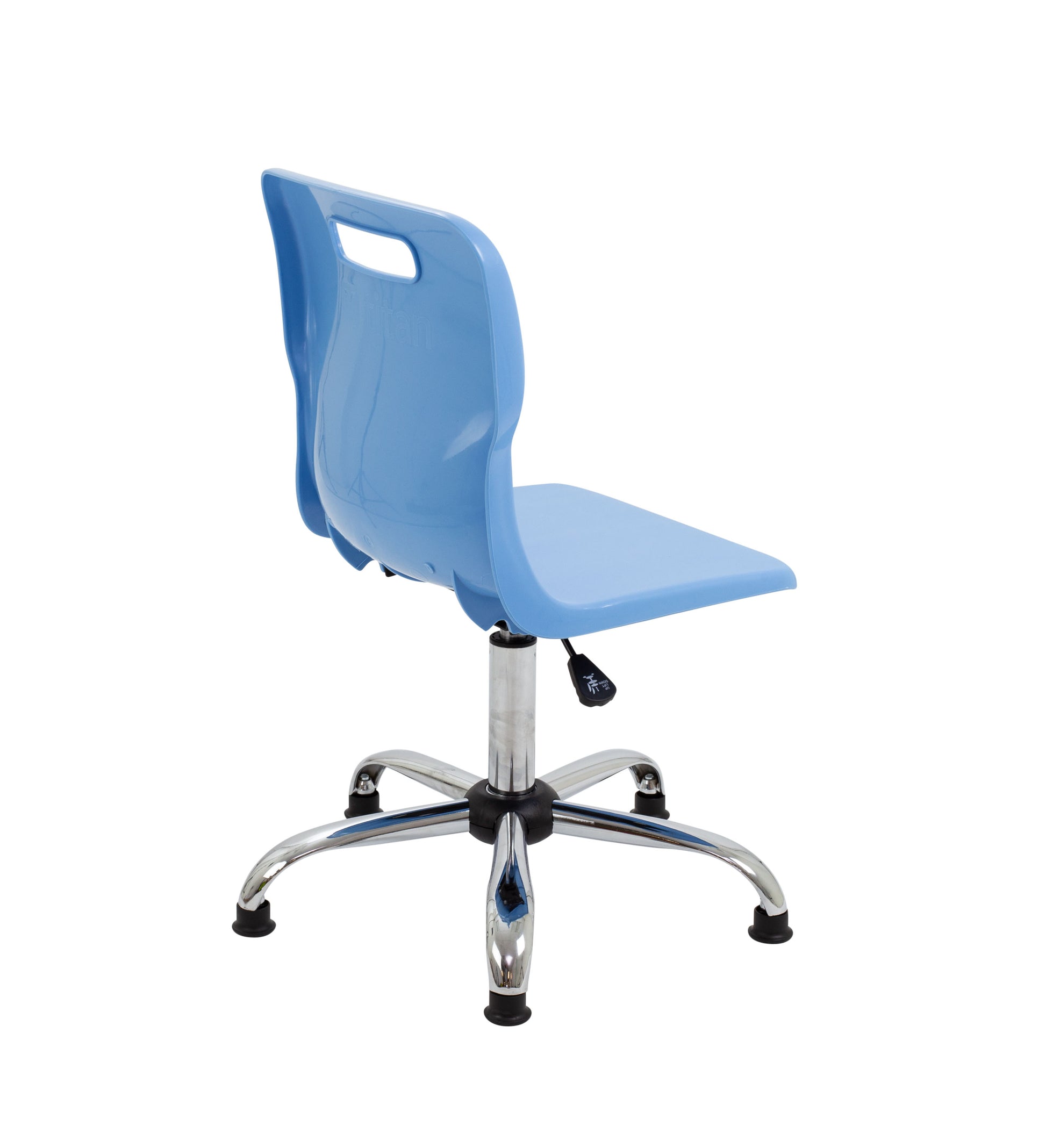 Titan Swivel Senior Chair with Chrome Base and Glides