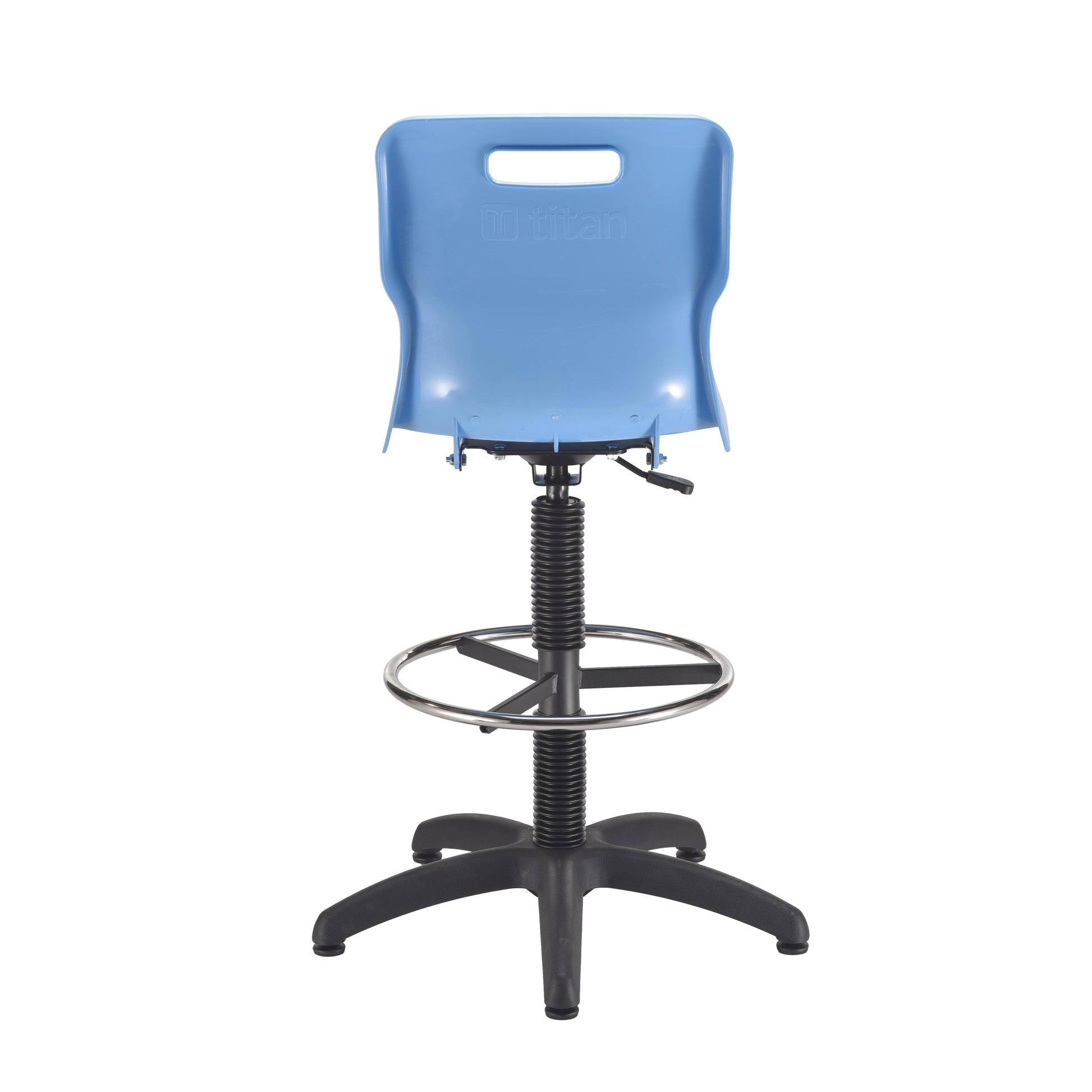Titan Swivel Senior Chair with Chrome Base, Castors and D-Kit