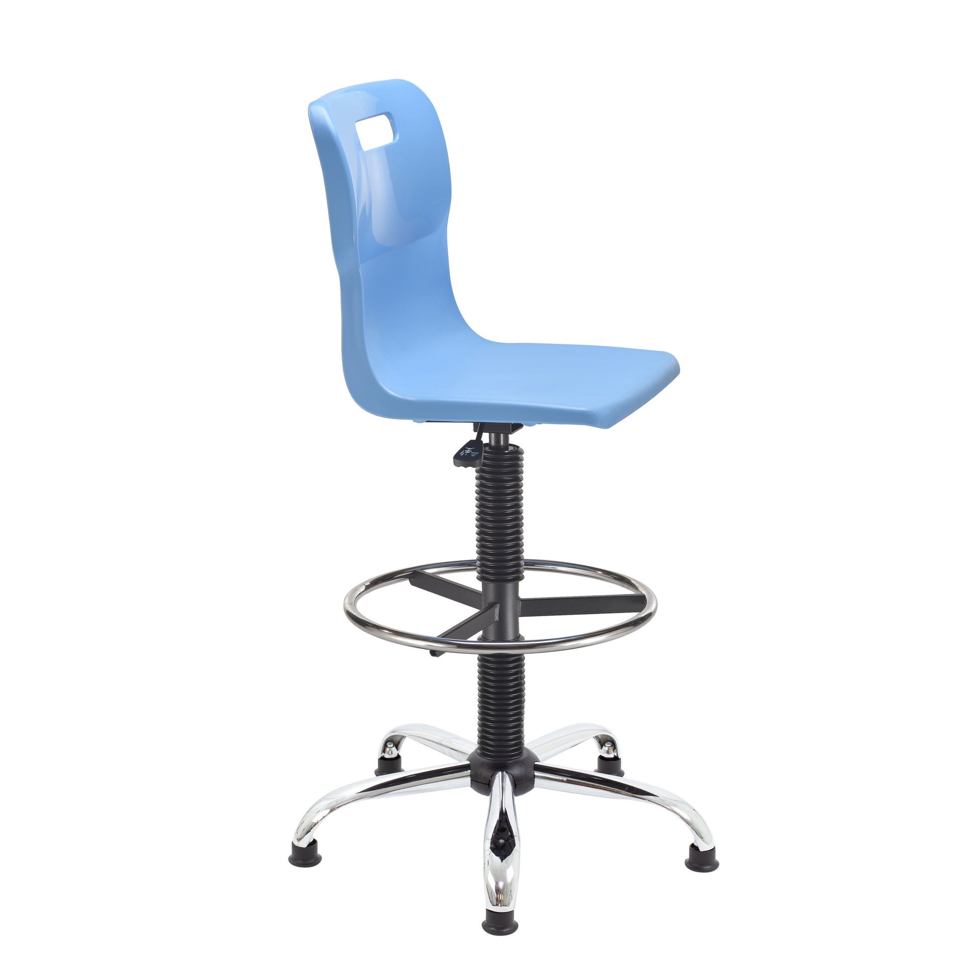 Titan Swivel Senior Chair with Chrome Base, Castors and D-Kit