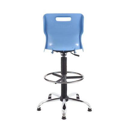 Titan Swivel Senior Chair with Chrome Base, Castors and D-Kit