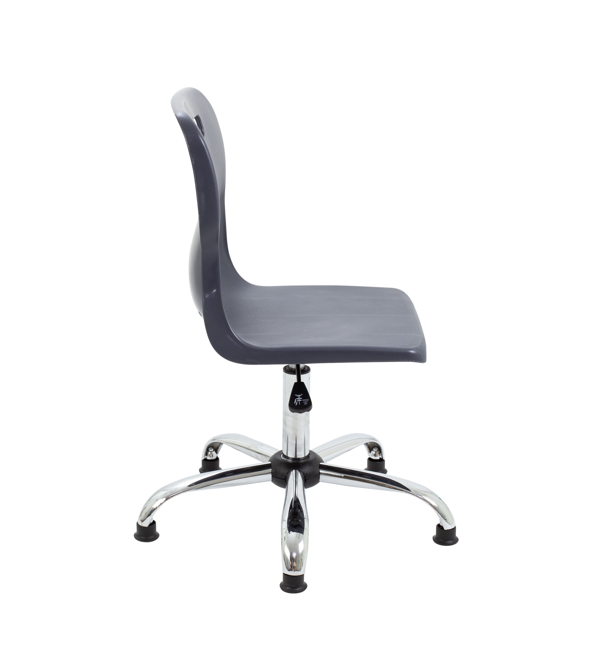 Titan Swivel Senior Chair with Chrome Base and Glides